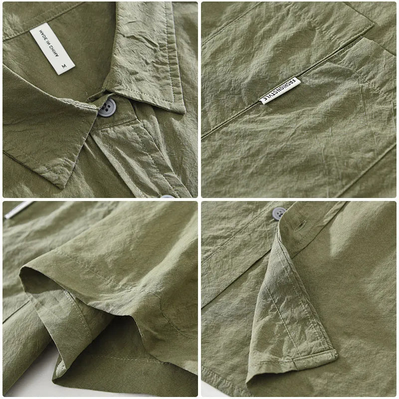 Women's loose lyocell cardigan-style top in black, green, and purple colours on a hanger.