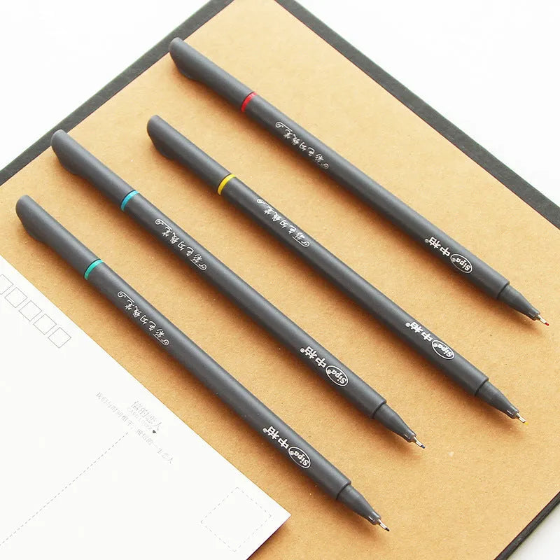 10 hook line pens with 0.38mm needle tips for technical drawing work