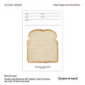 Today's Happy Series non-adhesive message notes pad showing four colour options at 120x80x4mm size
