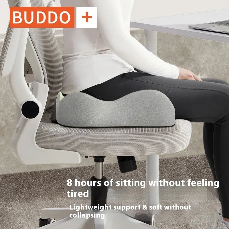 Memory foam office seat cushion for waist and tail vertebra support in various colour options