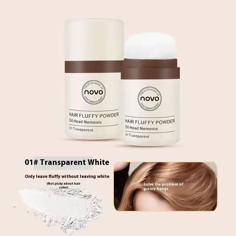 Veejaga mattifying powder in brown and dark brown shades for hair oil control and face makeup fixing