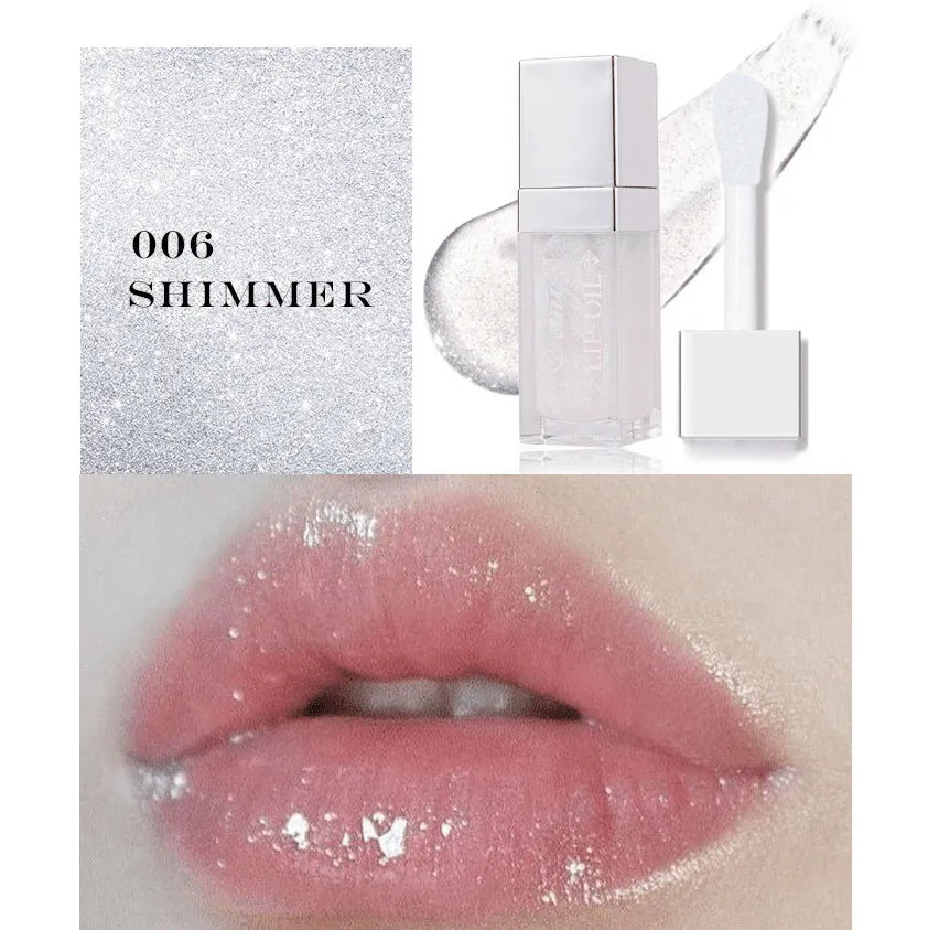 Bright Lip Gloss Mint Lipstick in five colour options with moisturising effect.