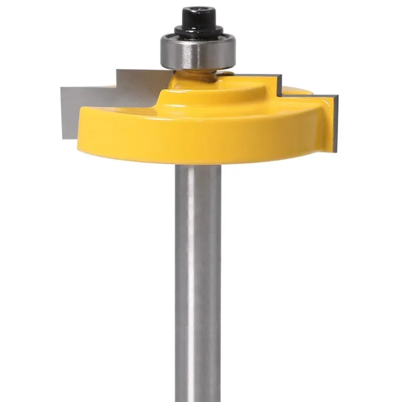 Carbide woodworking cutter for door and window step profiles with 47.62mm cutting diameter and 8mm shank