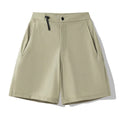 Men's Army Green quick-drying sports shorts with 3D cut and elastic sides for running and climbing.