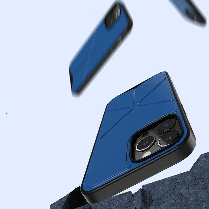 Simple black TPU back cover case for iPhone 13 Pro Max on a table.