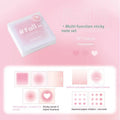 70mm square multifunctional notepad with gradient parchment pages in four colour options