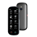 Black portable two-way simultaneous interpreter for business with lanyard