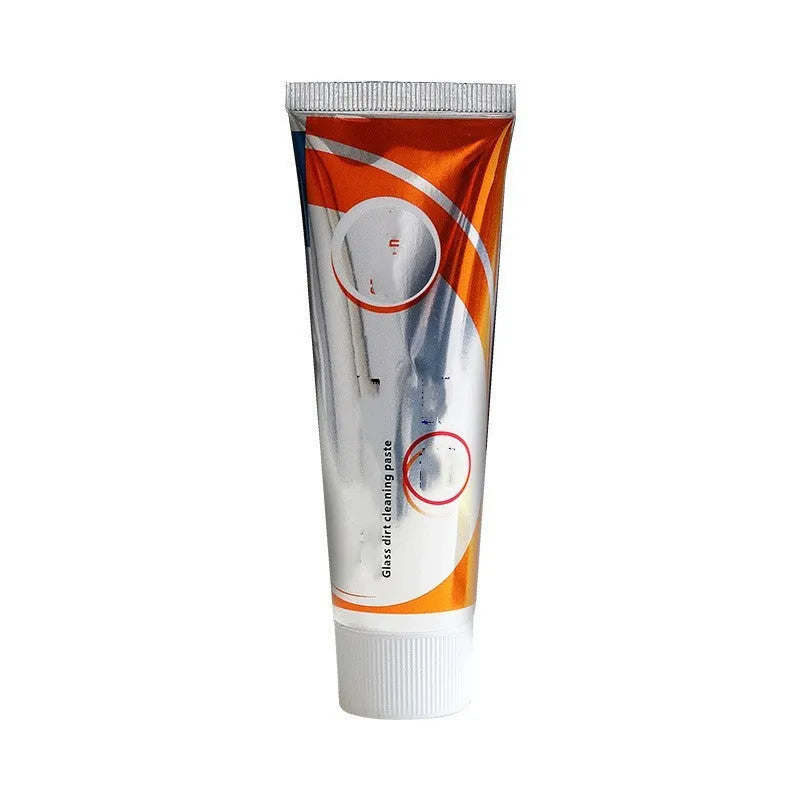 65ml white car windscreen cleaning agent paste in a 13.2cm tall container for removing oil stains