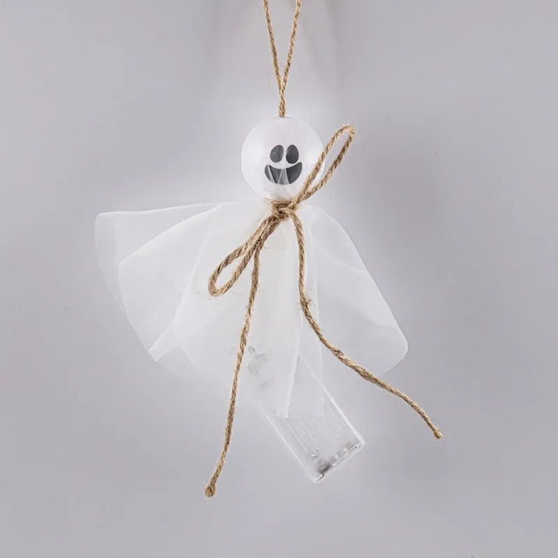 Halloween ghost LED lighting chain with colourful lights for venue decoration
