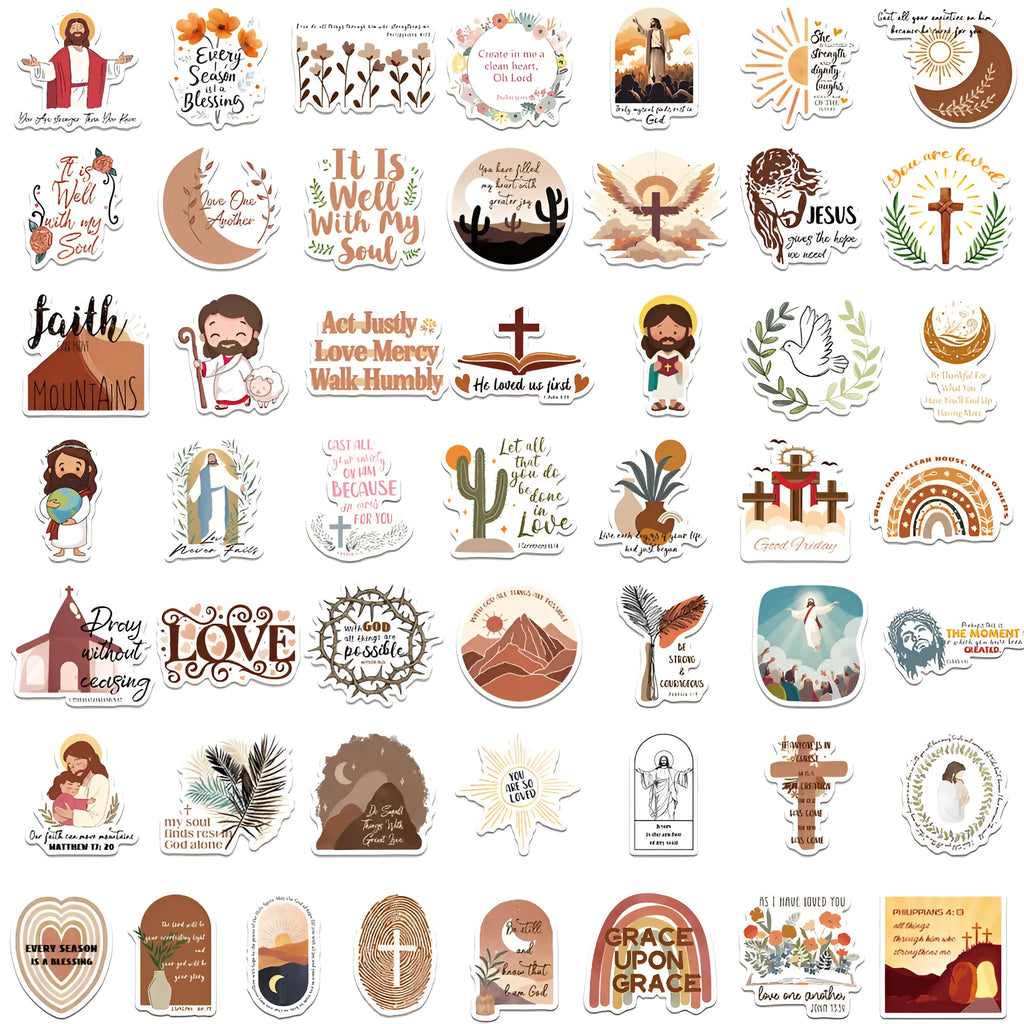 Pack of 50 random graffiti stickers for decorating laptops and phones