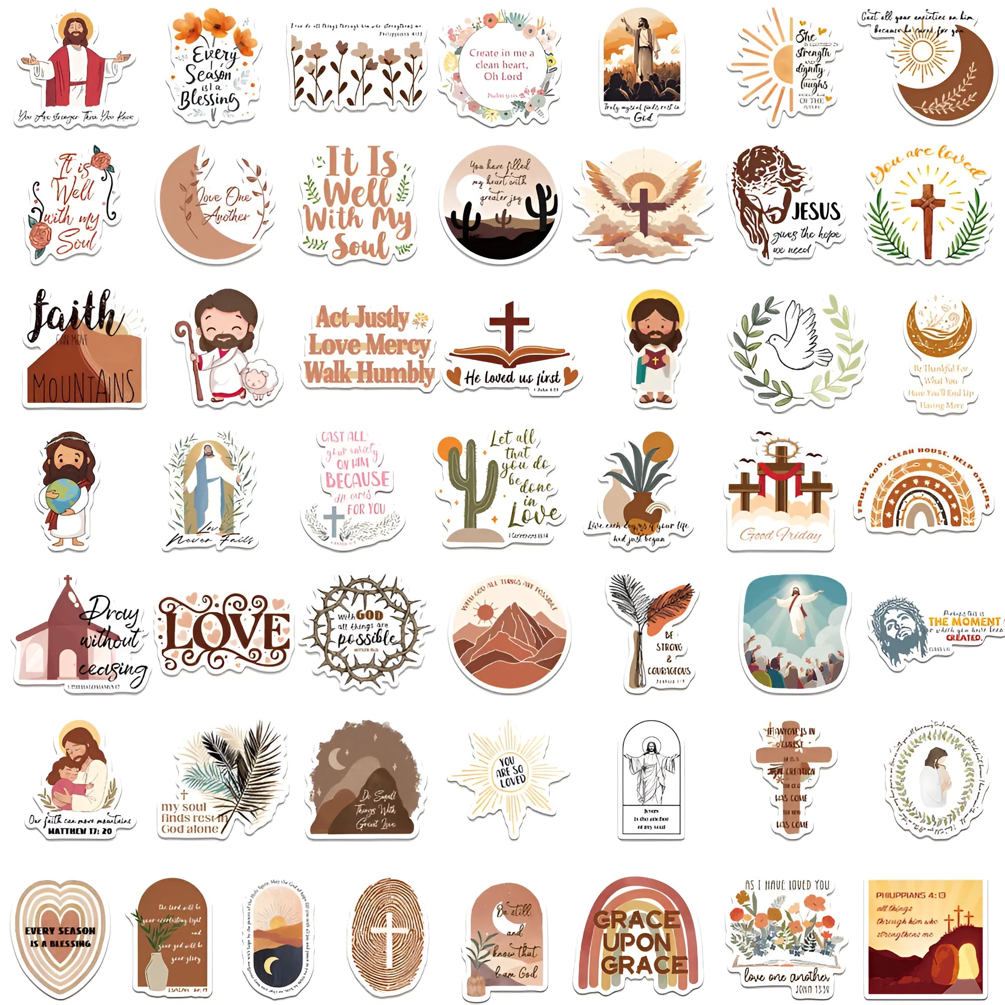 Pack of 50 random graffiti stickers for decorating laptops and phones