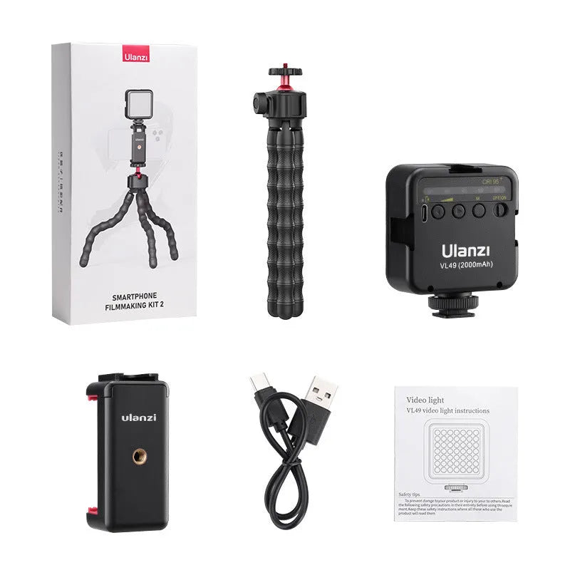 Multifunctional VLOG suite kit with tripod for smartphone photography and live streaming