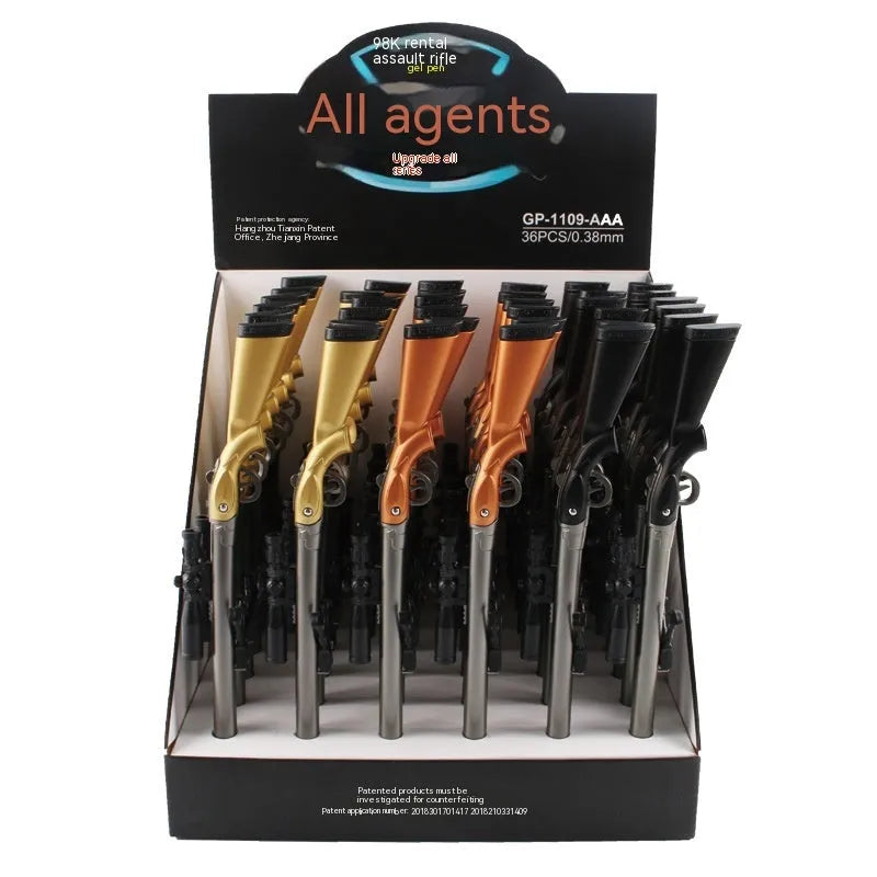 98K sniper rifle creative modelling gel pen with Marvel theme and 0.5mm point