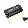 Car film scraper tool with interchangeable deerskin and wool heads for PPF and vinyl wrap installation