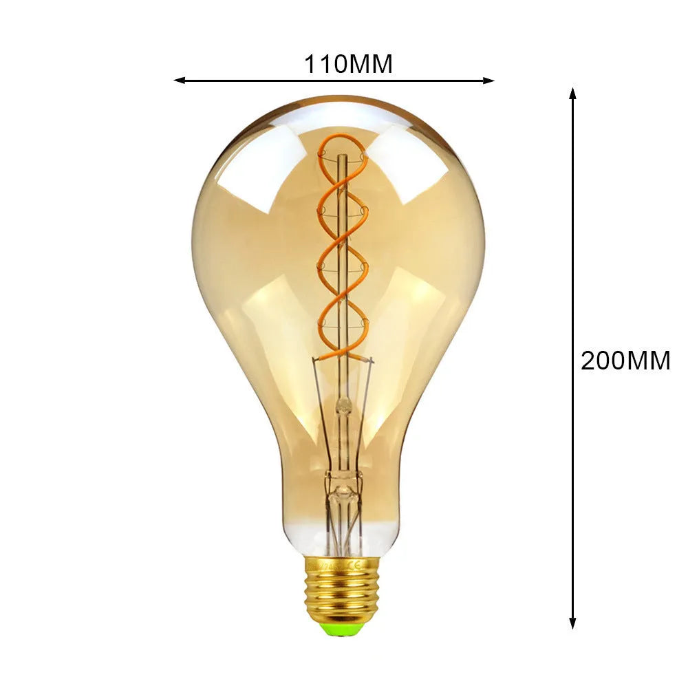 Double helix golden LED soft light strip A110 series 110x200mm 220V input