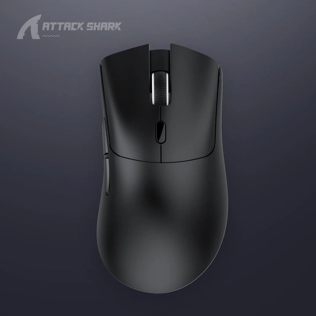 Attack Shark wireless Bluetooth triple-mode mouse in black, white and red colour options