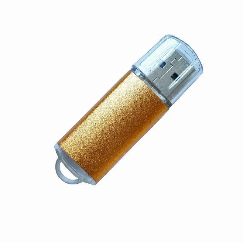 A USB software protection dongle with a metal shell, shown in multiple colour options including black, blue, and gold.