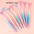 Cartoon mermaid design 0.38mm fine point ballpoint pen with plastic casing
