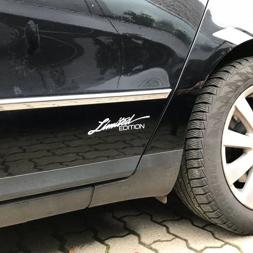 Reflective plastic bumper sticker 16cm x 3.8cm with British design