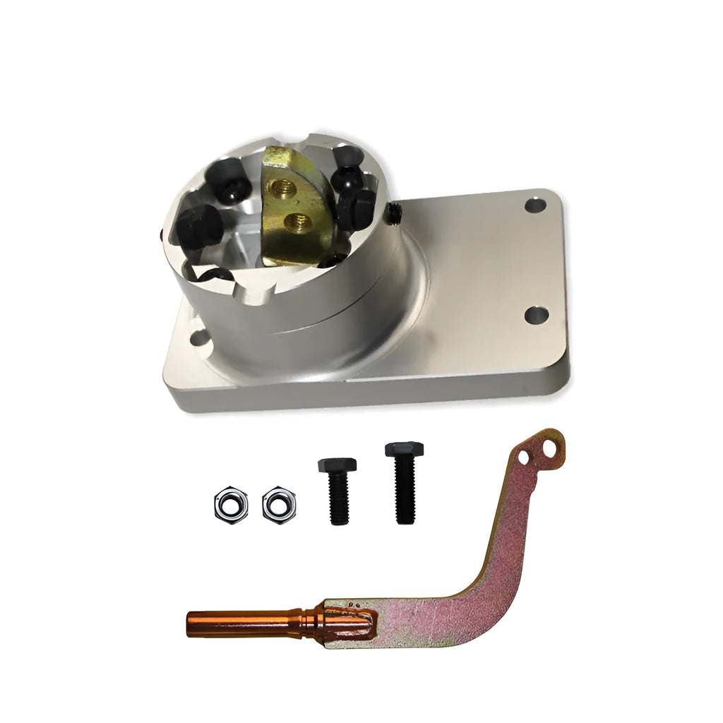 Silver aluminium gear shift lever for Horton car models