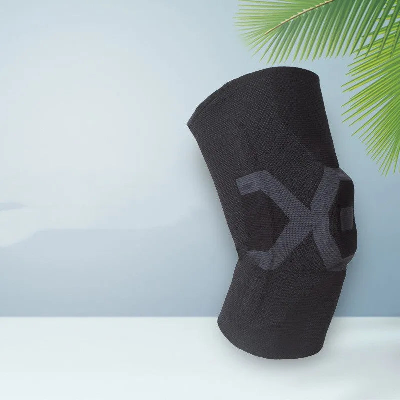Men's silicone knee pad for cycling and running protection in multiple colour options