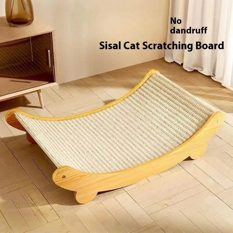 Sisal cat scratch board in pastoral style design with large and small size options
