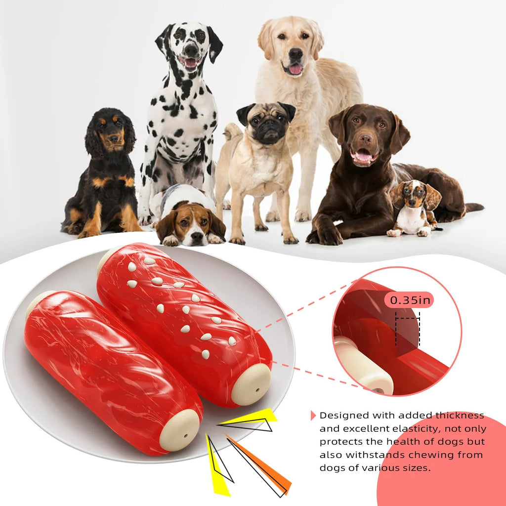 Primary colour plastic glue toothbrush snail molar rod dog chew toy