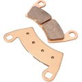 Pair of FA452 sintered brake pads for Polaris Ranger and RZR models showing friction material surface