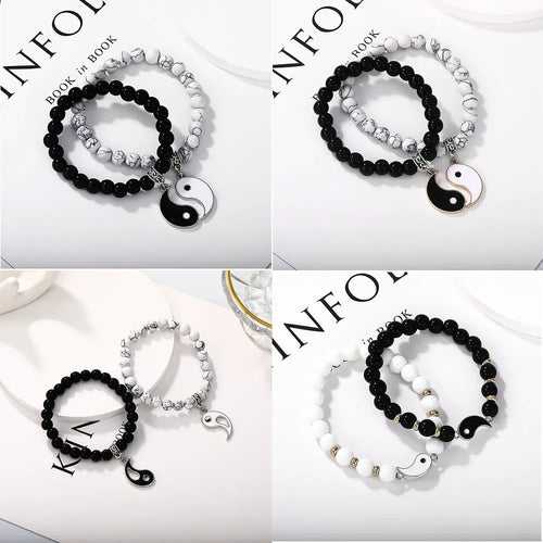 Eight-diagram-shaped geometric appetizer bracelet in electroplated alloy with unisex design for travel commemoration gifting
