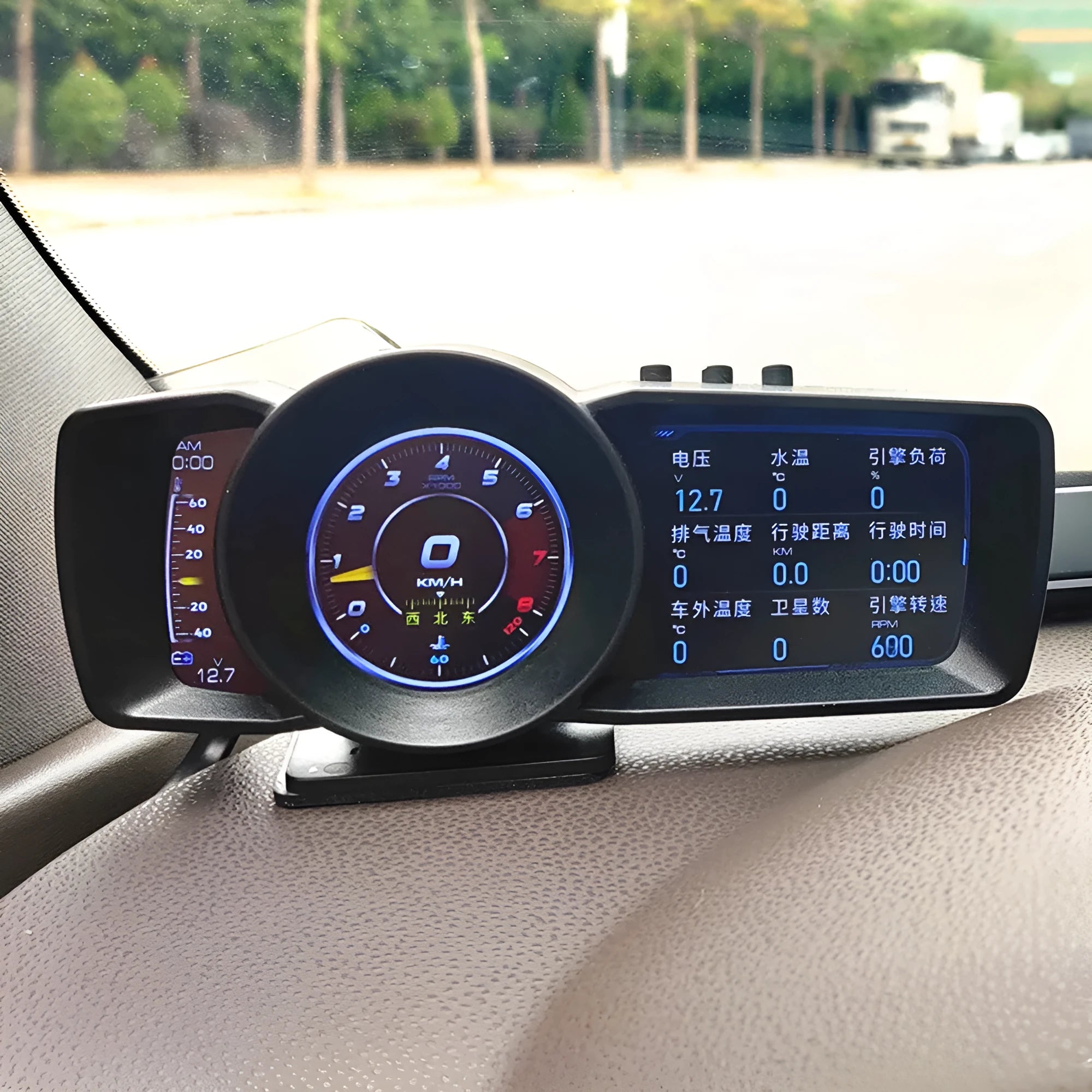 OBDII car monitor driving computer with HD screen and GPS BeiDou navigation for A600 vehicles