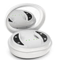 White red light EMS eye and facial massager device for dark circle treatment