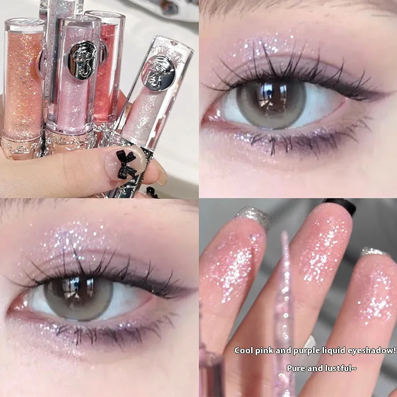 Ballet brand liquid eye shadow tube showing one of five colour options: Sakura Field, Doll Log, Butterfly Paradise, Nutcracker, or Pillow Fairy Tale.
