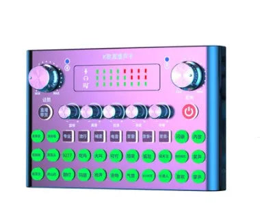 F007plus condenser sound card for mobile phone and computer live broadcasting equipment