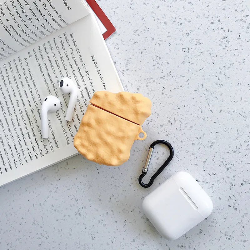 Silicone AirPods case cover with cartoon animal design in various colours