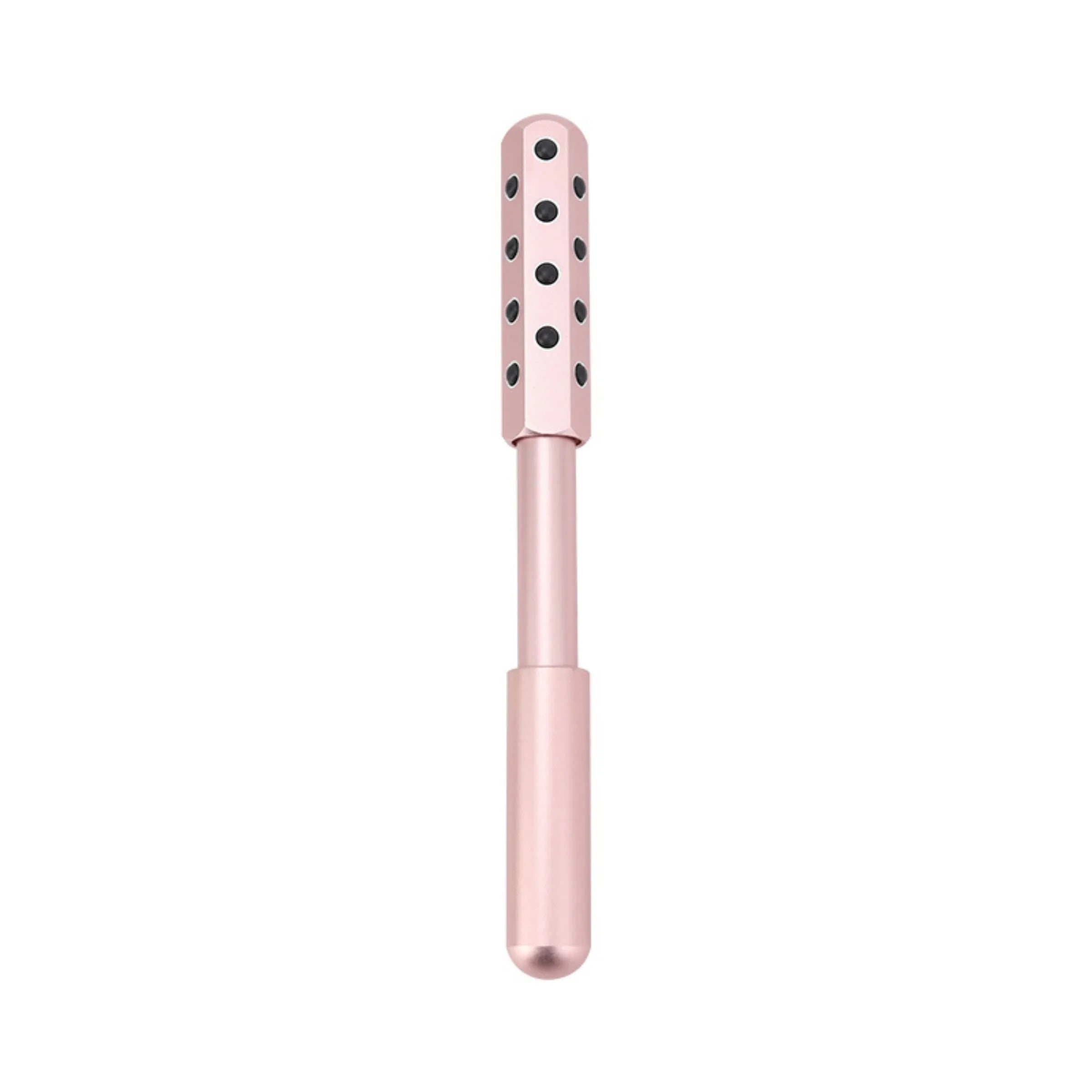 Germanium particles roller massage instrument in purple colour showing 24 rotating massage heads