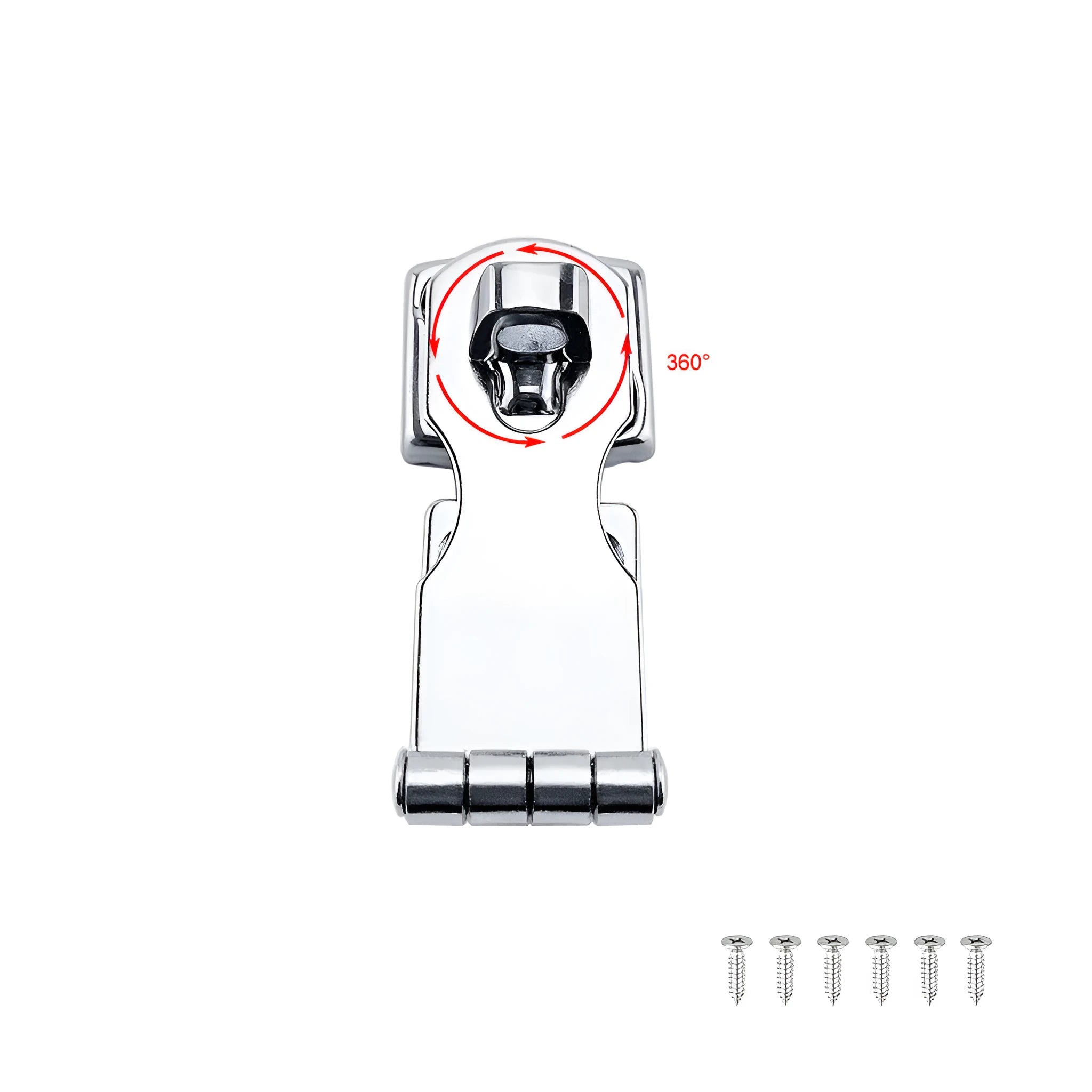 304 stainless steel lock latch hasp bolt with mirror polish silver finish
