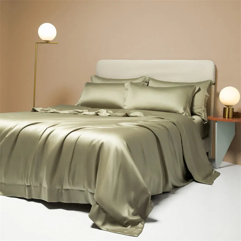 Lenzing Tencel Lyocell 200 thread count bedding set in selected colour with quilt cover and pillowcases