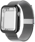 Magnetic metal Milanese loop Apple Watch band with TPU lining shown in multiple colours
