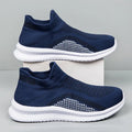 Popcorn Flyknit fabric low-top casual sneaker in solid colour with round toe on a white background.