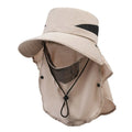 Men's adjustable polyester fisherman hat with wide brim in army green colour