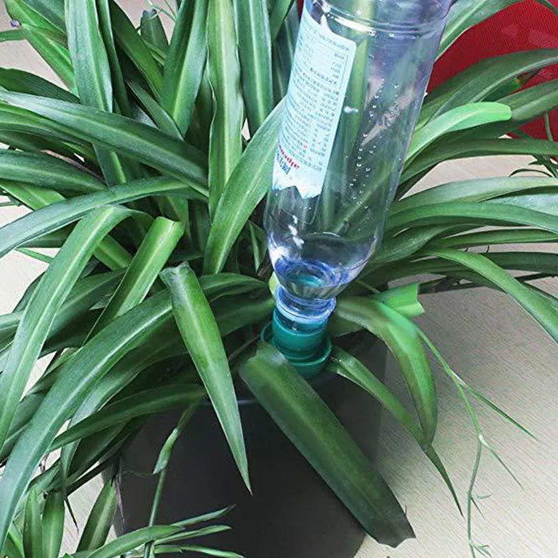 Green ceramic irrigation dripper for cola bottle automatic watering system