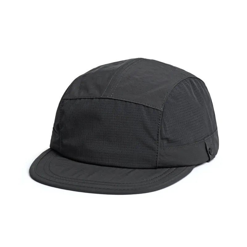 Breathable polyester dome tongue cap in army green with quick-drying sunshade function size M
