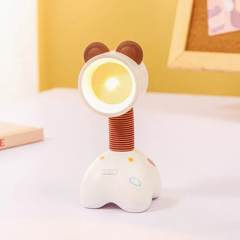 Creative DIY cartoon magnetic desktop night lamp in various colours with adjustable lighting
