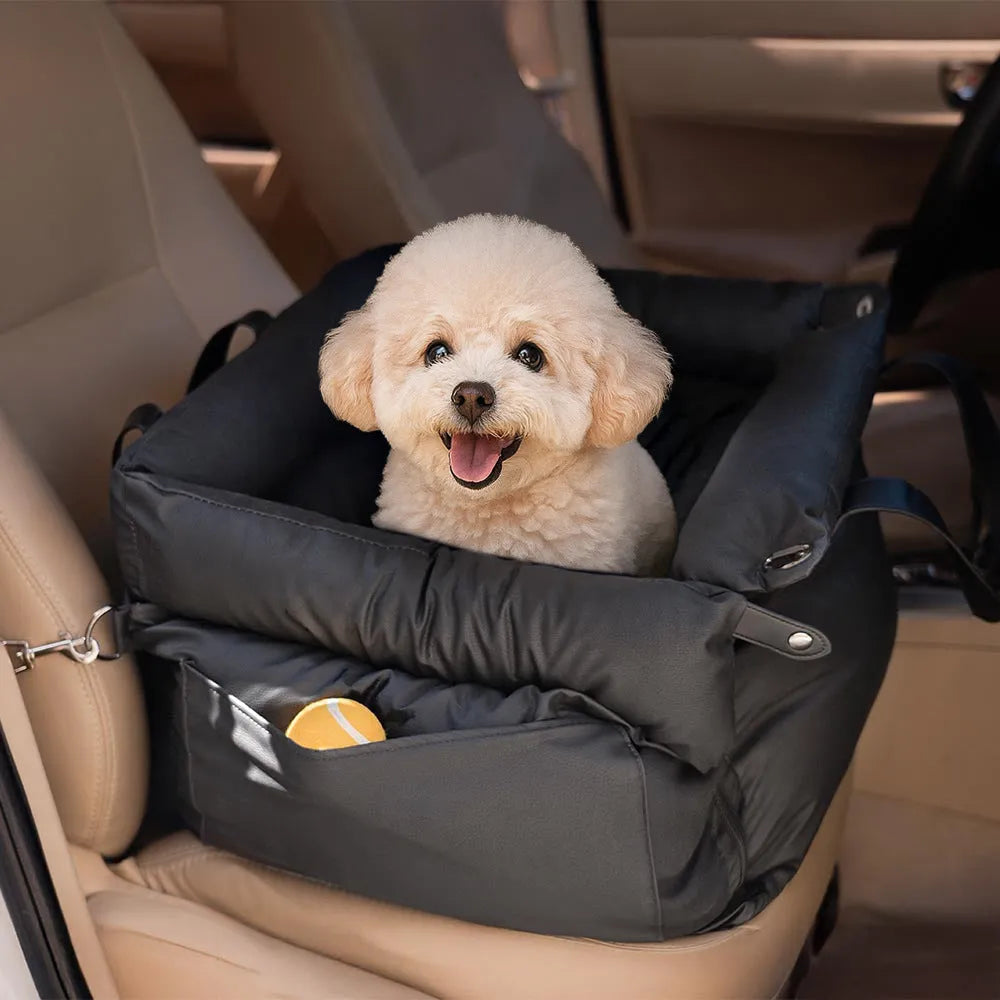 Removable cover pet car nest with waterproof PU leather in 55x50x45cm dimensions