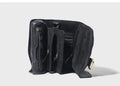 Handmade cow leather vintage bi-fold wallet with tape extraction closure