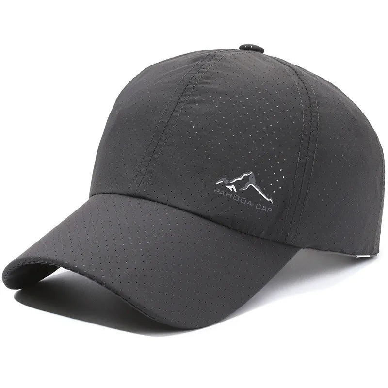 Korean style adjustable baseball cap in Army Green colour with a dome crown for summer sun protection.
