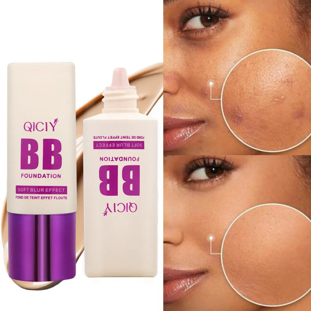 Feeding bottle packaging containing brightening liquid foundation concealer BB cream in 10 shade options