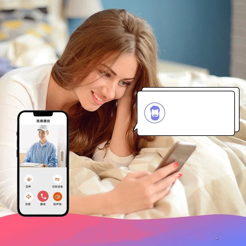 Doodle Smart Visual Doorbell V8 in black or white with camera and intercom.