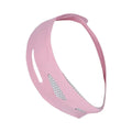Far infrared elastic V face bandage facial care tool in black or pink