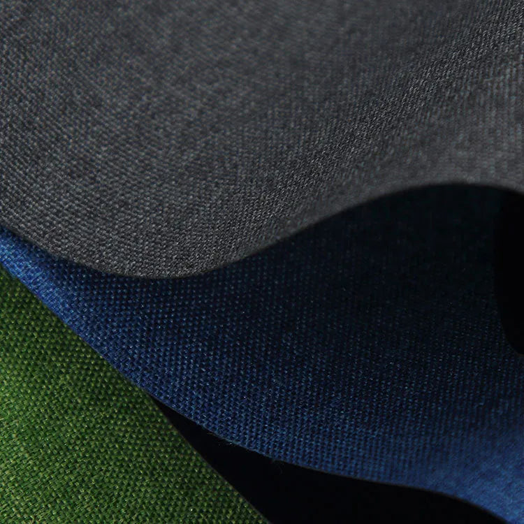 Polyester ant cloth fabric yardage material in black blue green colour options for luggage furniture covers
